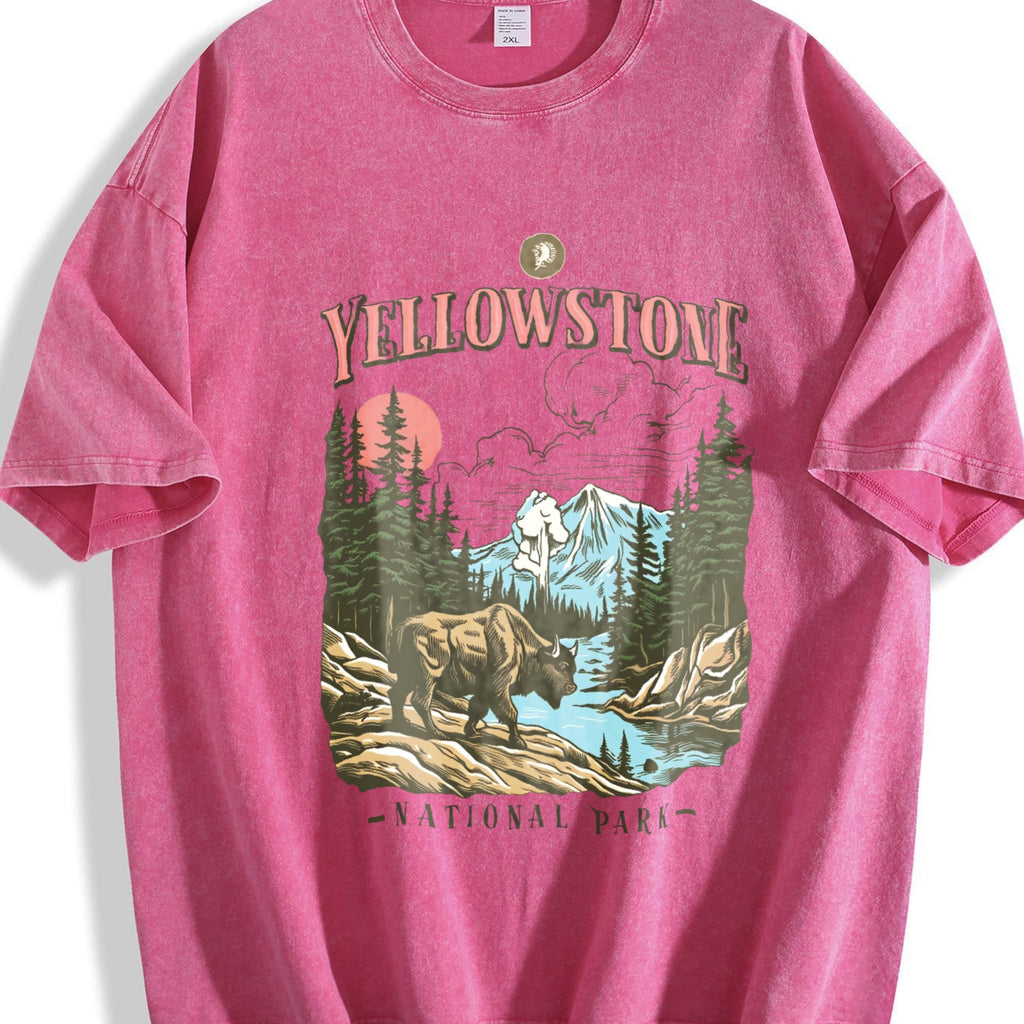 Yellowstone National Park Vintage Washed T-Shirt product image 7