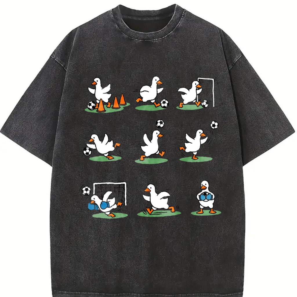 Funny Goose Soccer Vintage Washed T-Shirt product image 2