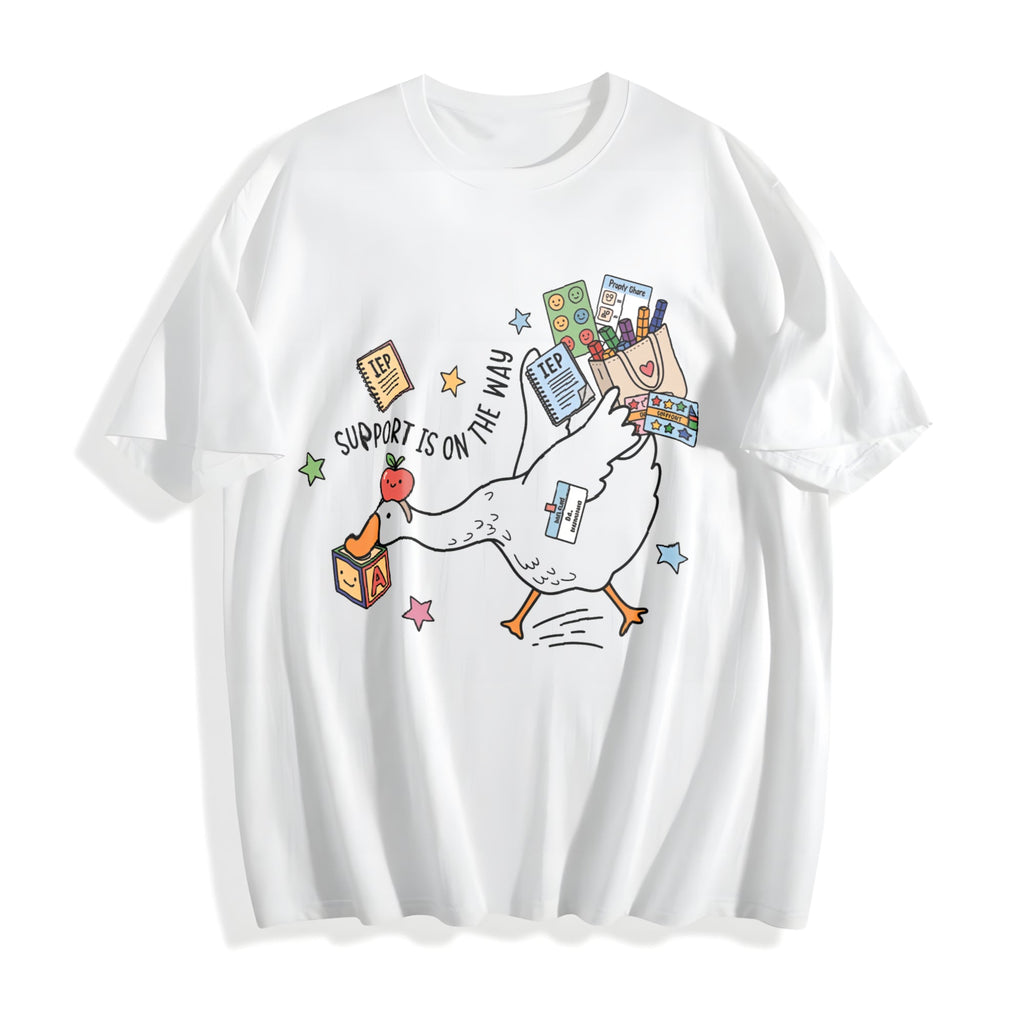 Silly Goose Special Education Teacher Cotton T-Shirt product image 2