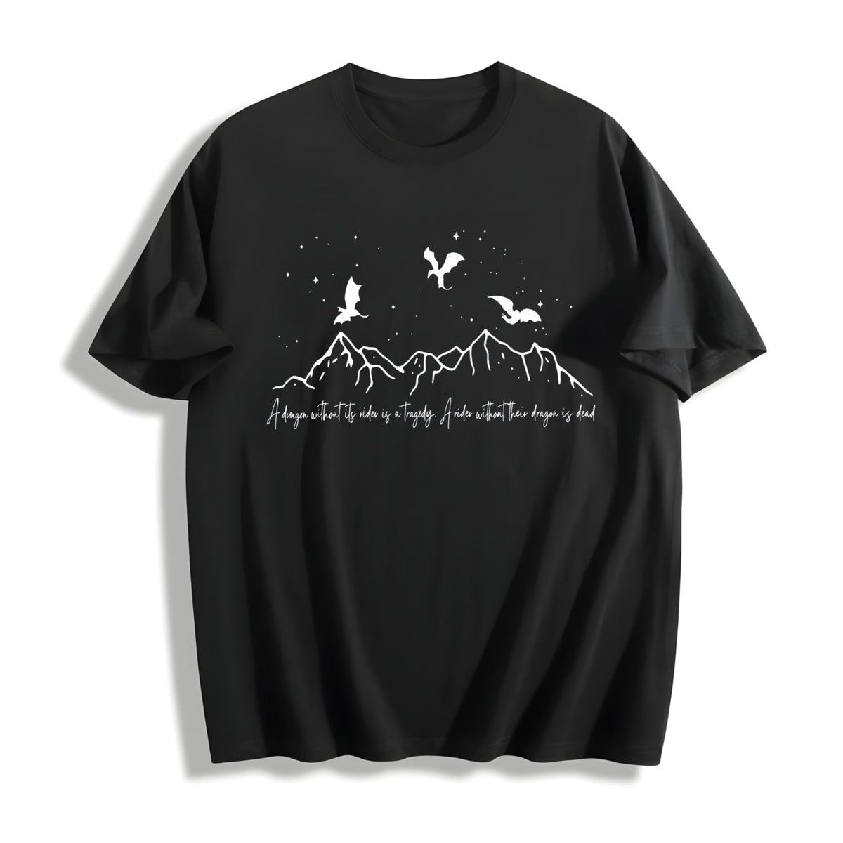 Dragon Without Its Rider Is A Tragedy Cotton T-Shirt product image 1