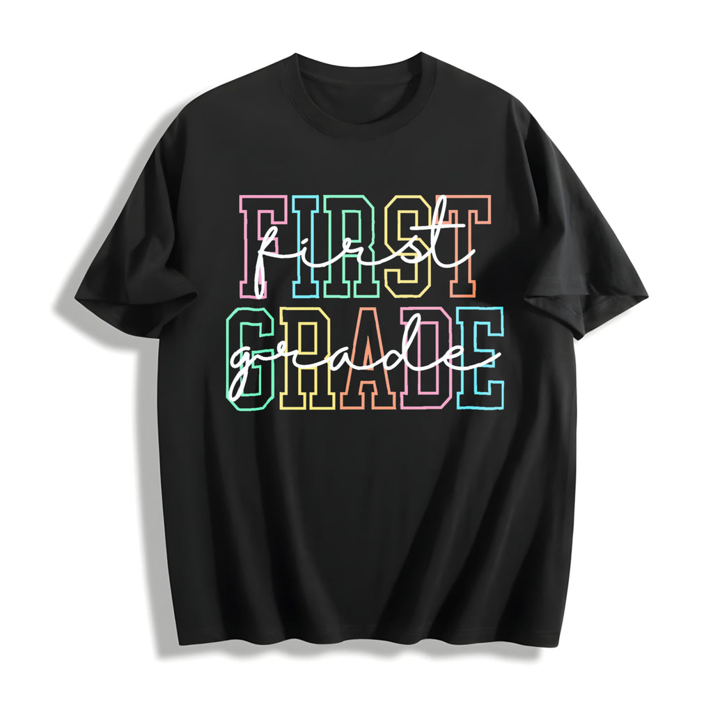 First Grade Teacher Cotton T-Shirt product image 1