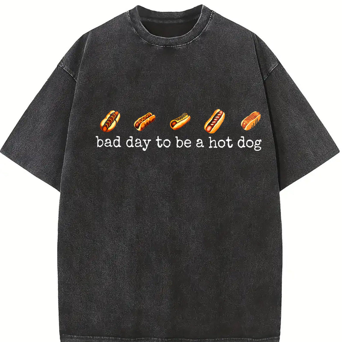 Funny Today Is Not A Good Day For Hot Dogs Vintage Washed product image 2