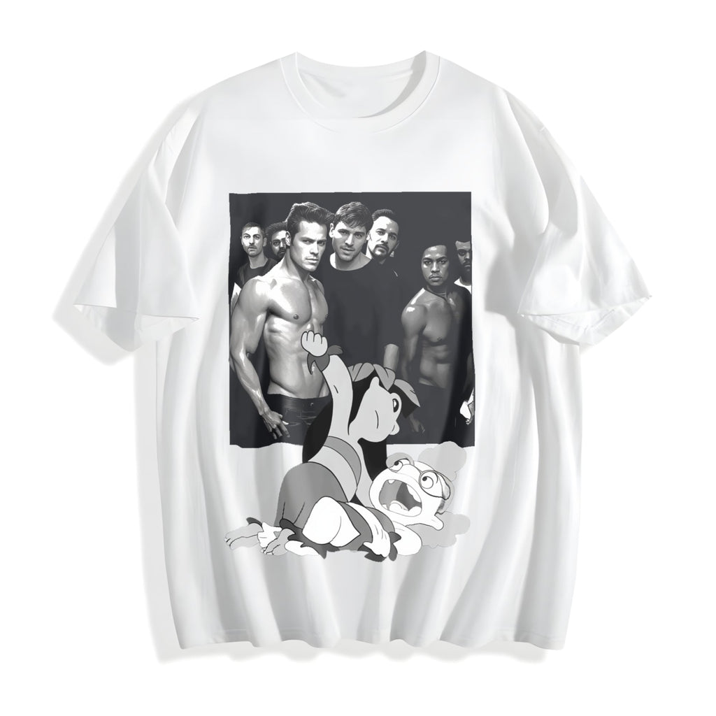 Lilo Fighting Myrtle Meme Cotton T-Shirt product image 2