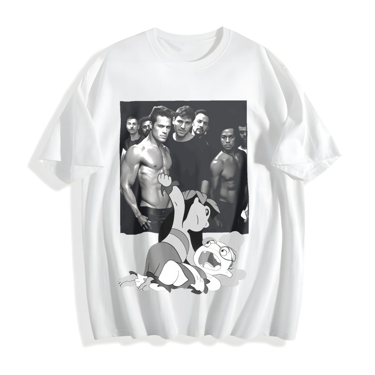 Lilo Fighting Myrtle Meme Cotton T-Shirt product image 2