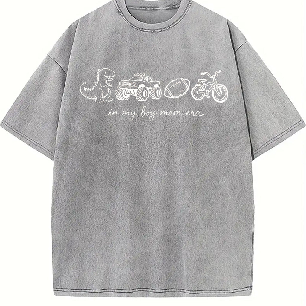 Boy Mom Era Vintage Washed T-Shirt product image 4