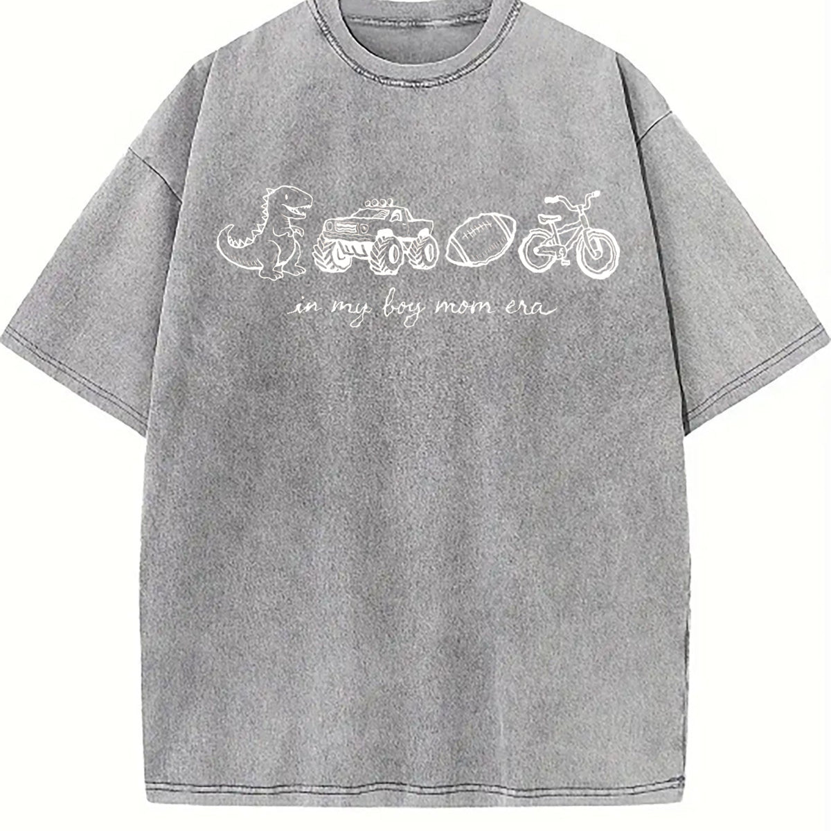 Boy Mom Era Vintage Washed T-Shirt product image 4