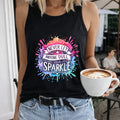 Never Let Anyone Dull Your Sparkle Women's Tank Top