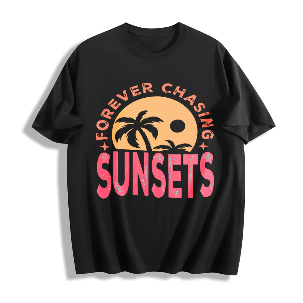 Letter & Heart Cotton T-Shirt product image 1