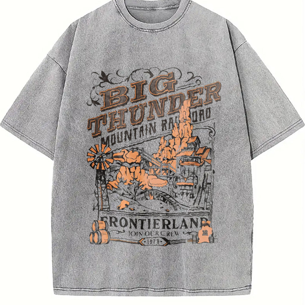 Big Thunder Mountain Railroad Vintage Washed T-Shirt product image 5