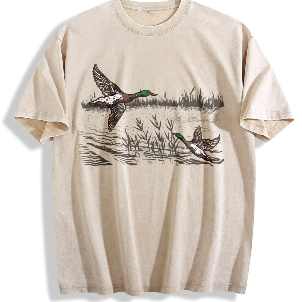 Mallard Ducks Fall 90s Waterfowl Duck Animal Lover Vintage product image 1