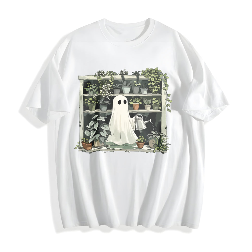 Funny Plant Ghost Cotton T-Shirt product image 2