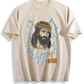 Jesus Lightning 90s Vintage Washed T-Shirt product image 1
