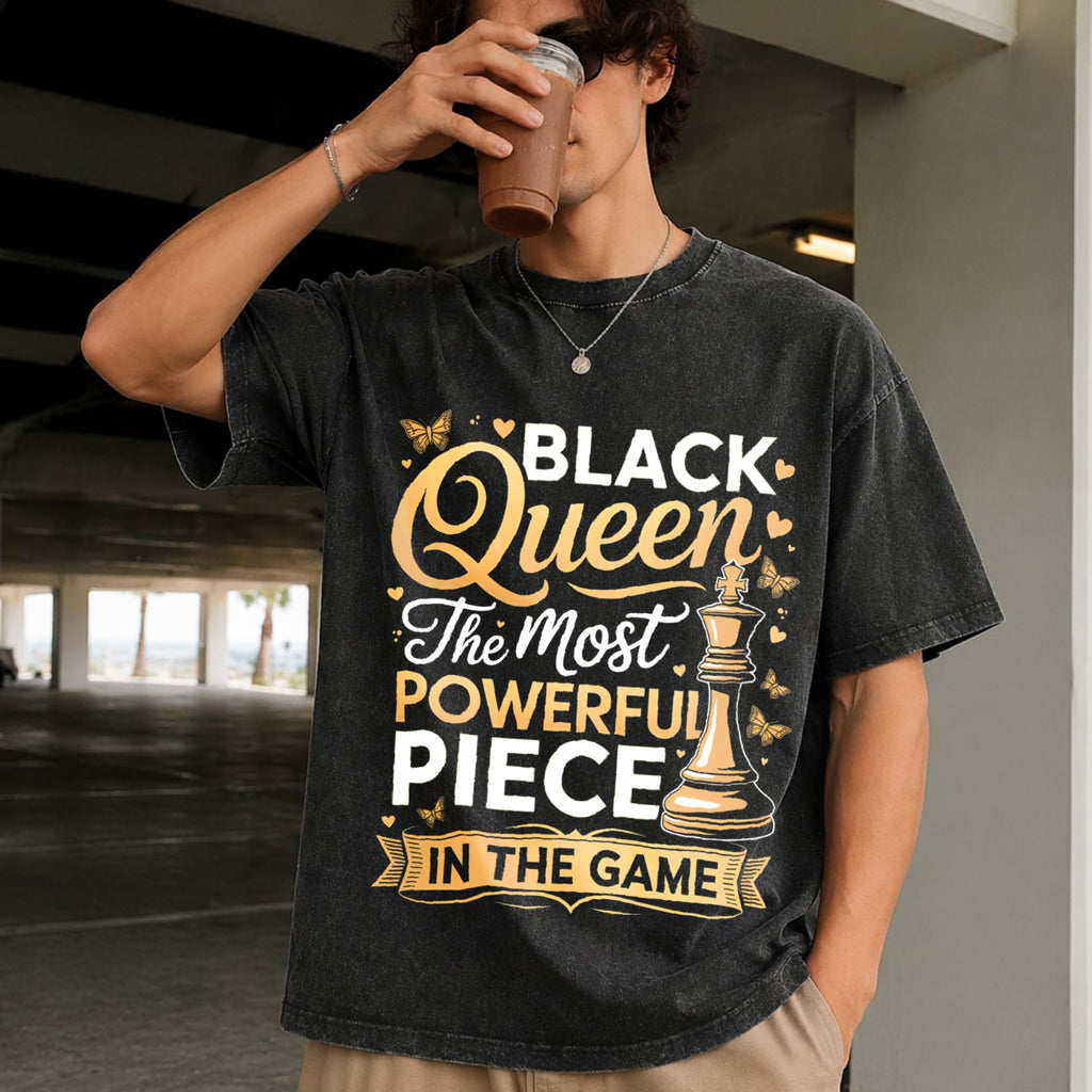 Black History For Month Vintage Washed T-Shirt product image 2