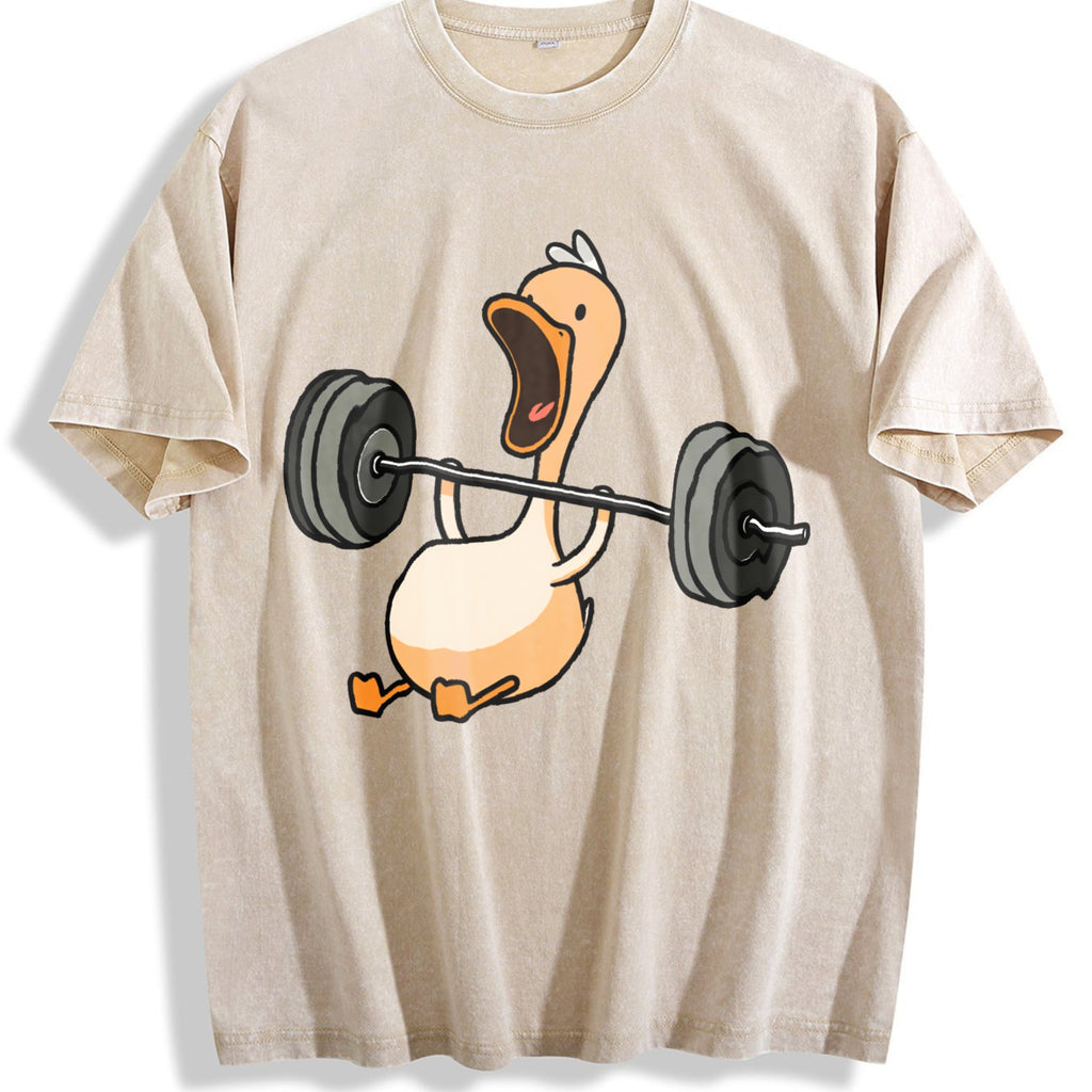 Lifting Duck Vintage Washed T-Shirt product image 1