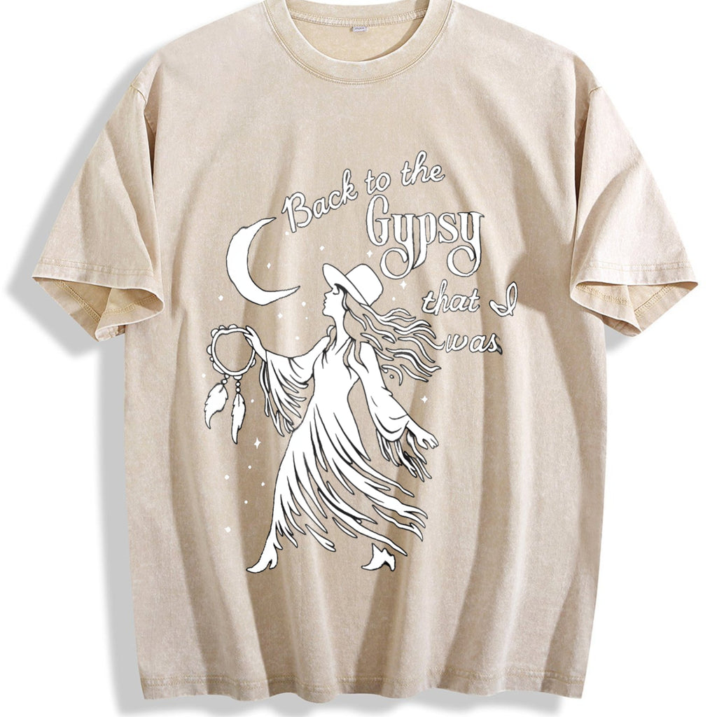 Back To The Gypsy I Was Vintage Washed T-Shirt product image 1