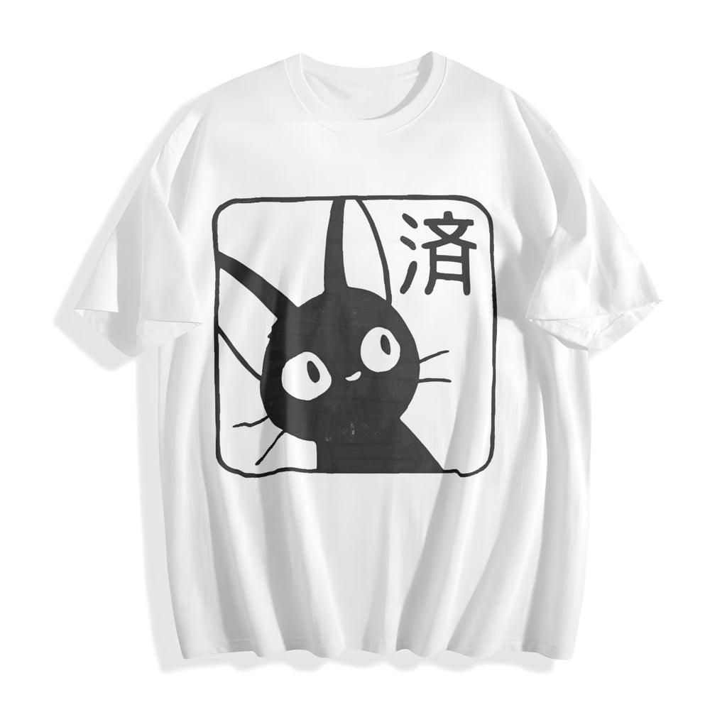Cat Howl's Moving Castle Cotton T-Shirt product image 2