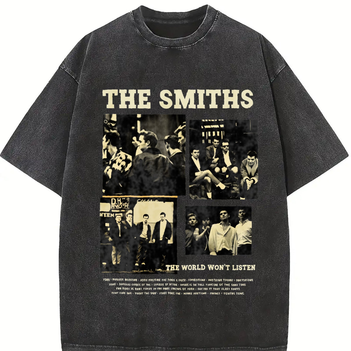 The Smiths Photo Collage Vintage Washed T-Shirt product image 2