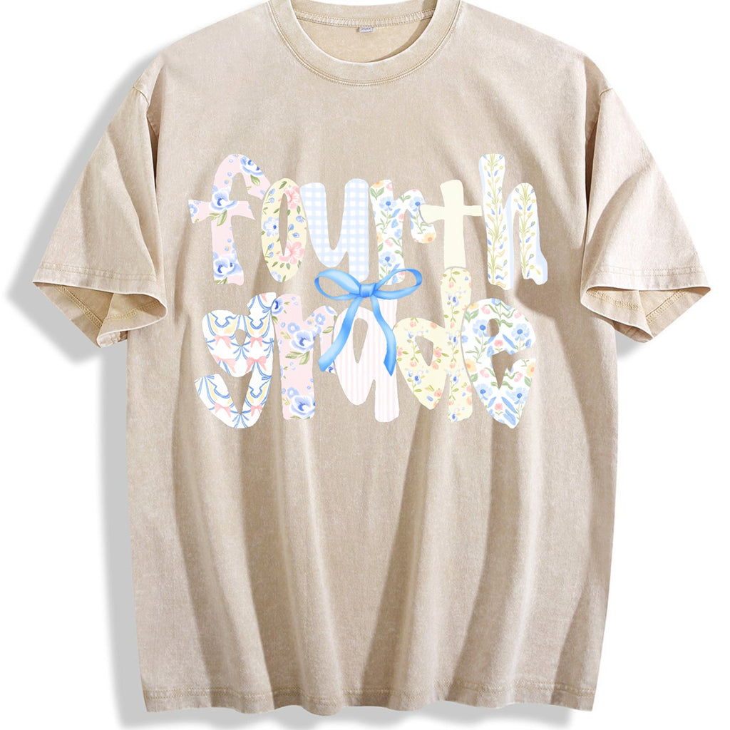 Fourth Grade Teacher Vintage Washed T-Shirt product image 1