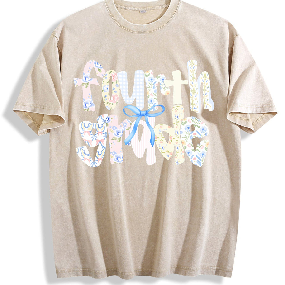 Fourth Grade Teacher Vintage Washed T-Shirt product image 1