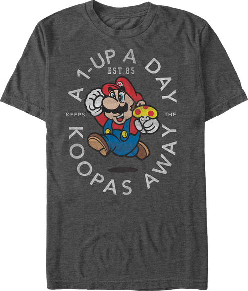 1-Up A Day Super Mario Bros. T-Shirt product image 1