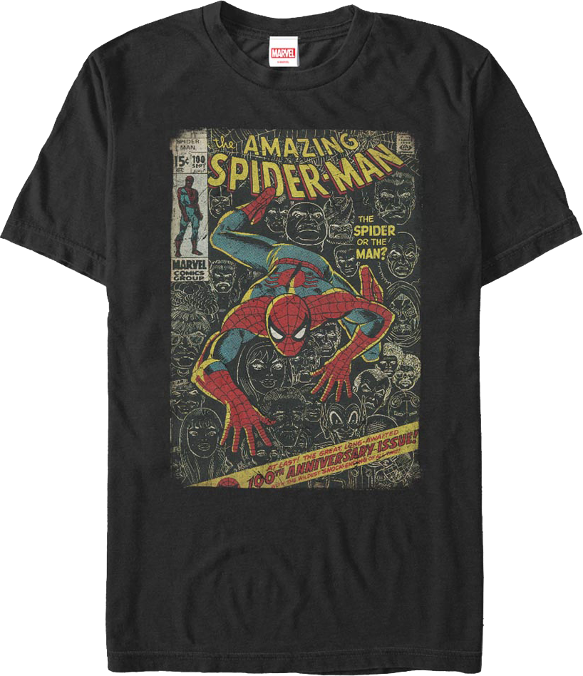 100th Anniversary Issue Spider-Man Marvel Comics T-Shirt product image 1