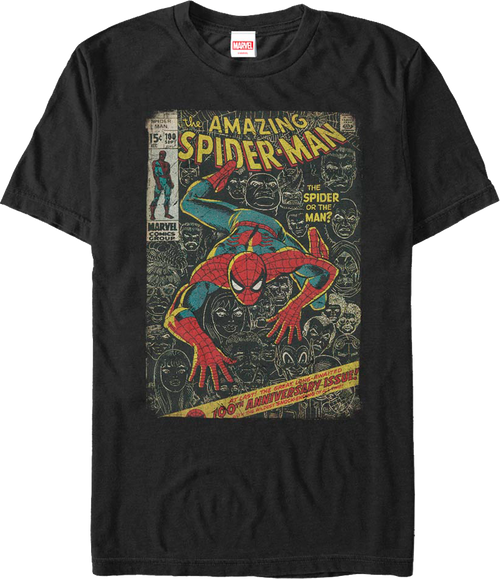 100th Anniversary Issue Spider-Man Marvel Comics T-Shirt product image 1