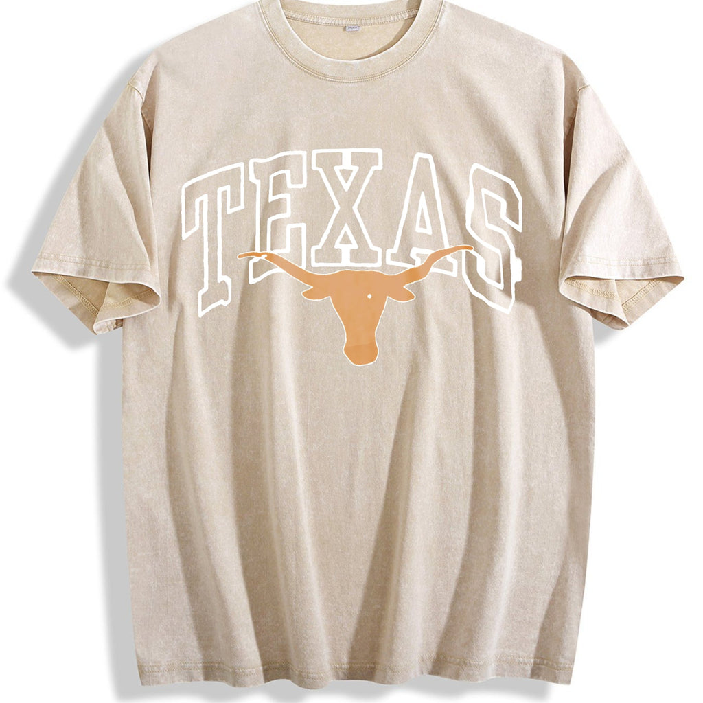 Texas Longhorn T Vintage Washed T-Shirt product image 1