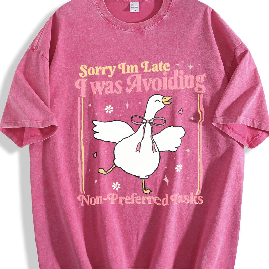 Sorry Im Late I Was Avoiding Non-preferred Tasks Vintage product image 5