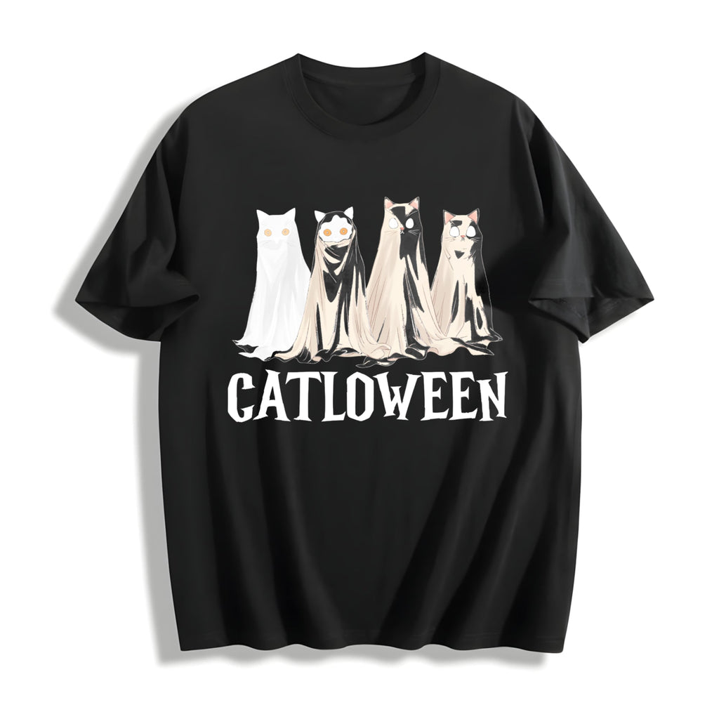 Catloween Cat Costume - Cute 6 Cats & Bats With Paw Cotton product image 1