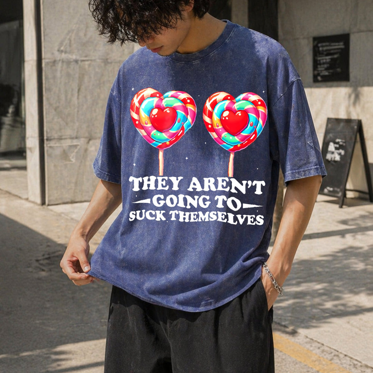 They Aren't Going To Suck Themselves Funny Vintage Washed product image 8