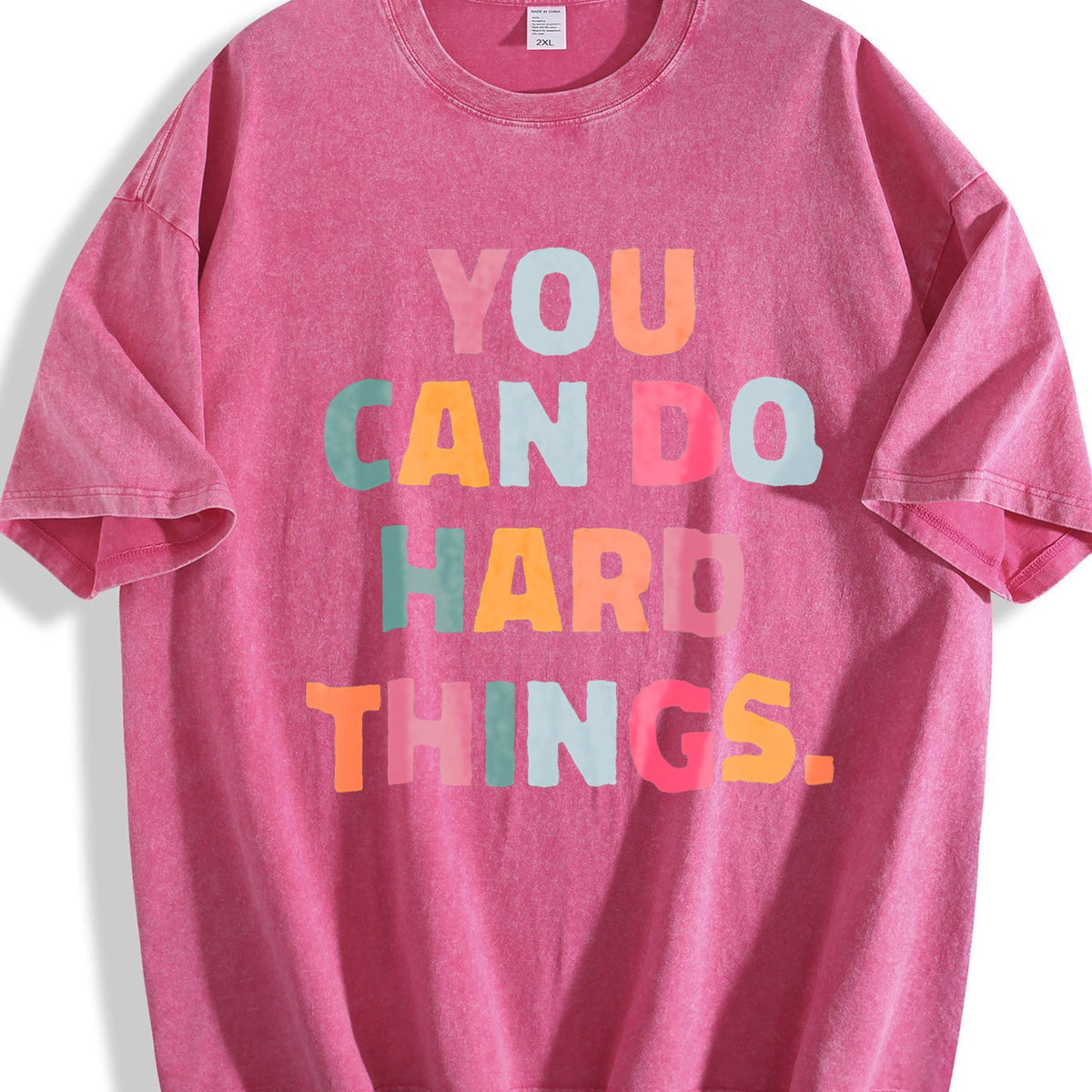You Can Do Hard Things Vintage Washed T-Shirt product image 7