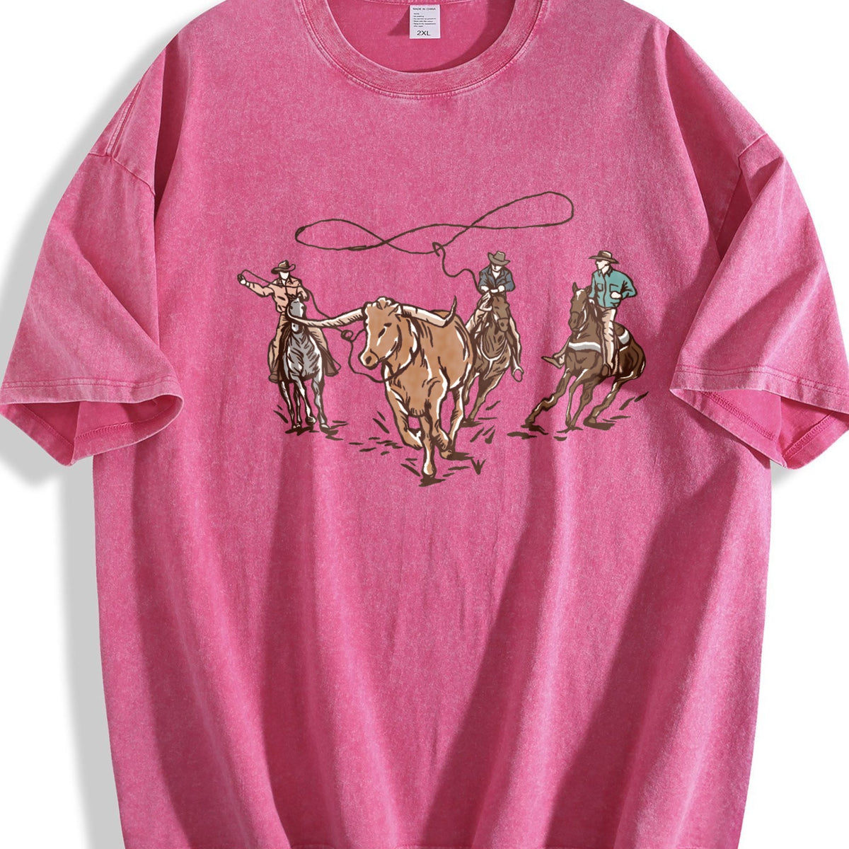 Western Cowboy Vintage Washed T-Shirt product image 5