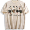 Preppy Graduation Goose Vintage Washed T-Shirt product image 1