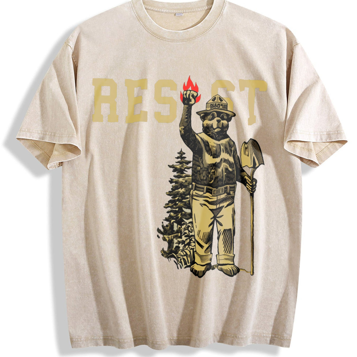 Smokey Bear Resist Vintage Washed T-Shirt product image 1