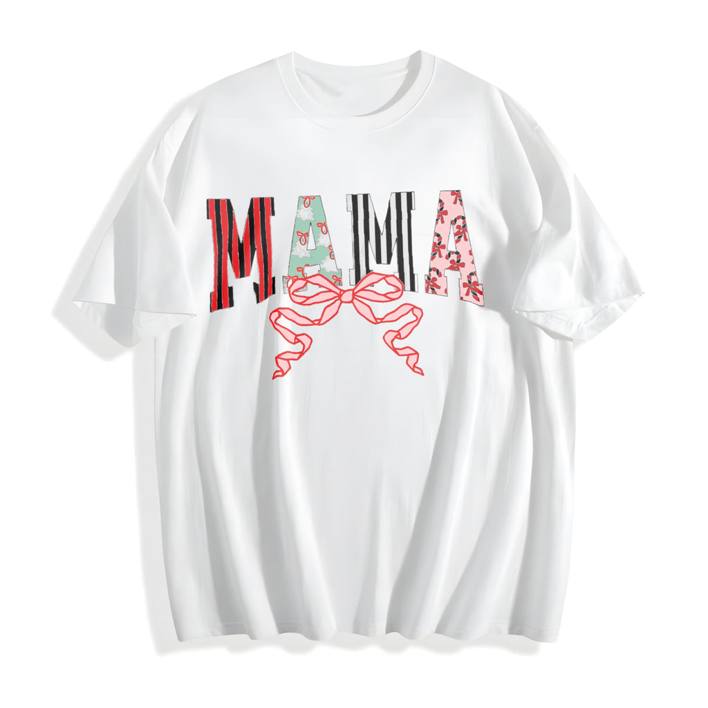 Christmas Mama Cotton T-Shirt product image 2