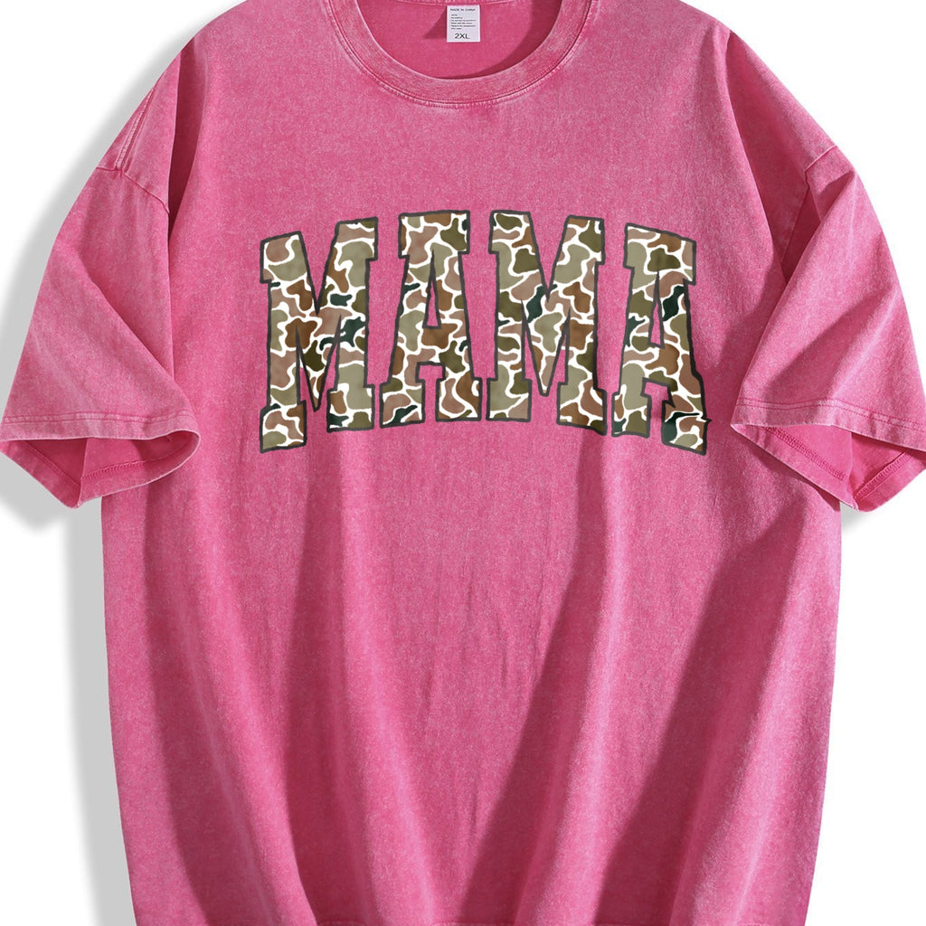 Camouflage Mama Vintage Washed T-Shirt product image 5