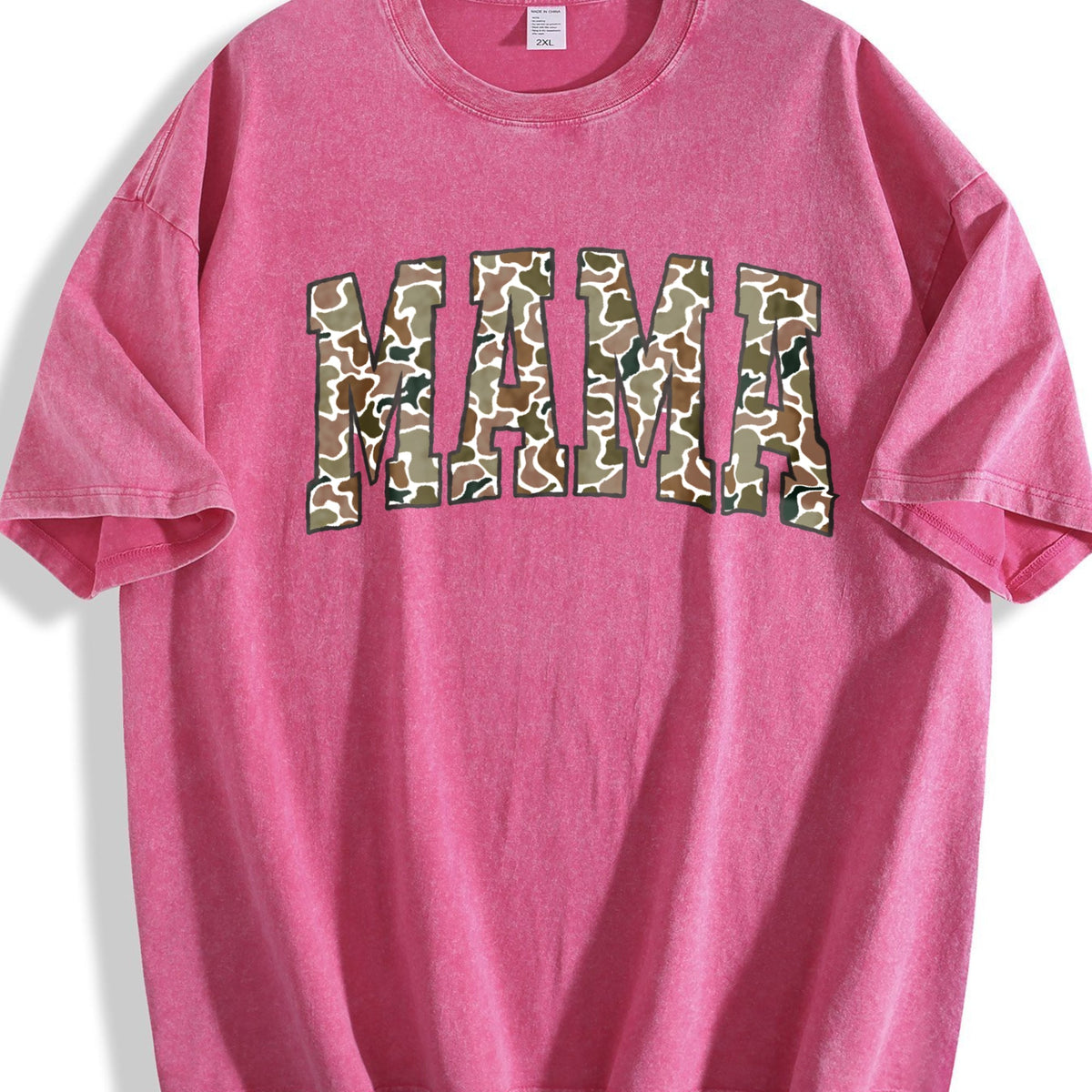 Camouflage Mama Vintage Washed T-Shirt product image 5