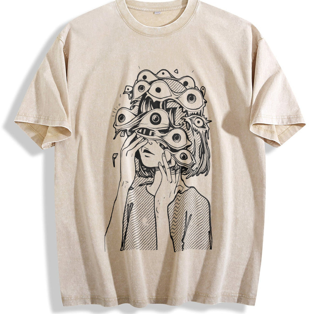 Short-sleeved American Vintage Washed T-Shirt product image 1