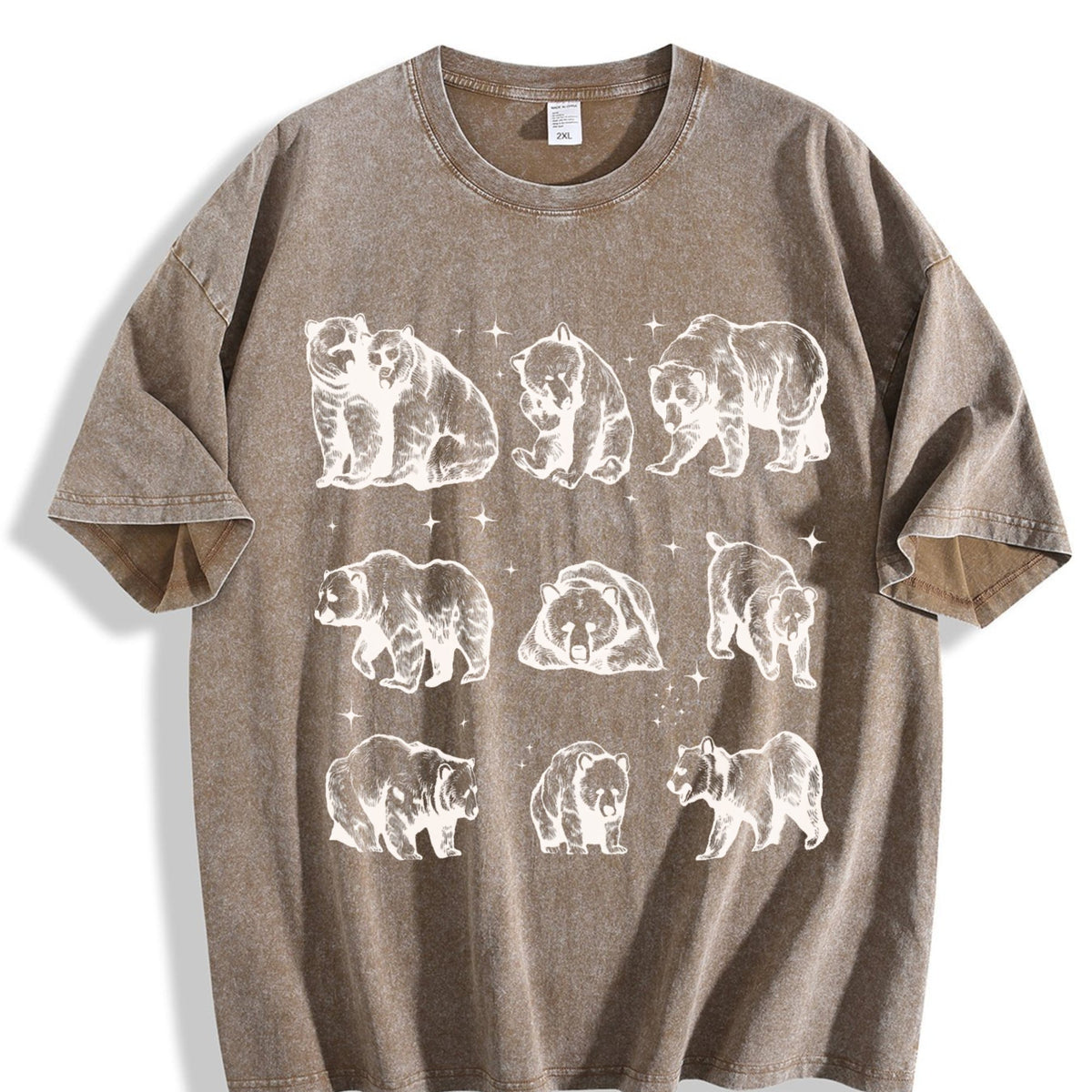 Bears 90s Tattoo Vintage Washed T-Shirt product image 3