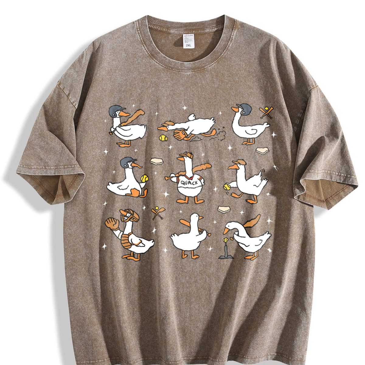 Silly Goose Softball Vintage Washed T-Shirt product image 3