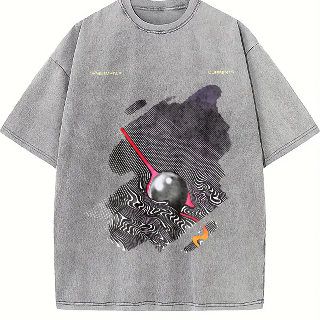 Tame Impala Currents Front Vintage Washed T-Shirt product image 5