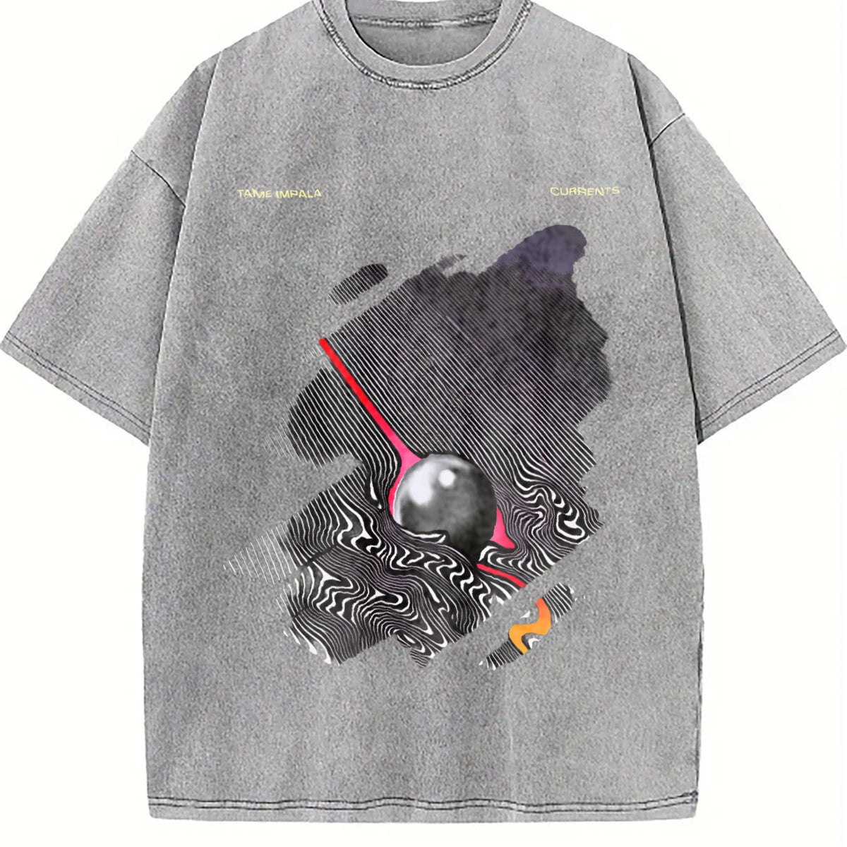 Tame Impala Currents Front Vintage Washed T-Shirt product image 5