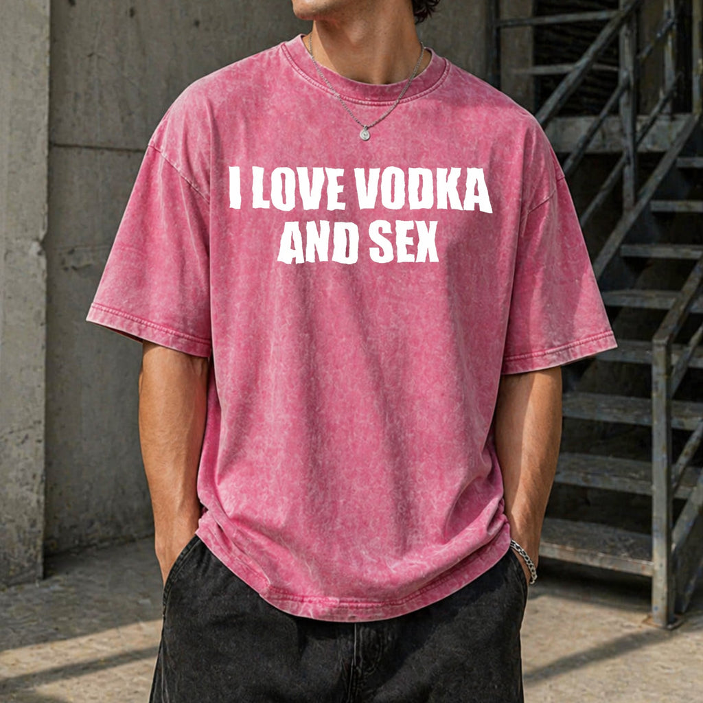 I Love Vodka And Sex Y2K Iconic Funny Meme Club Party product image 7