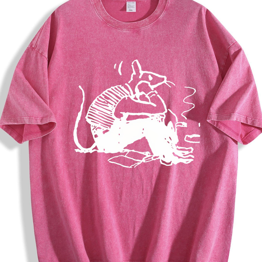 Mouse Thinking Vintage Washed T-Shirt product image 5