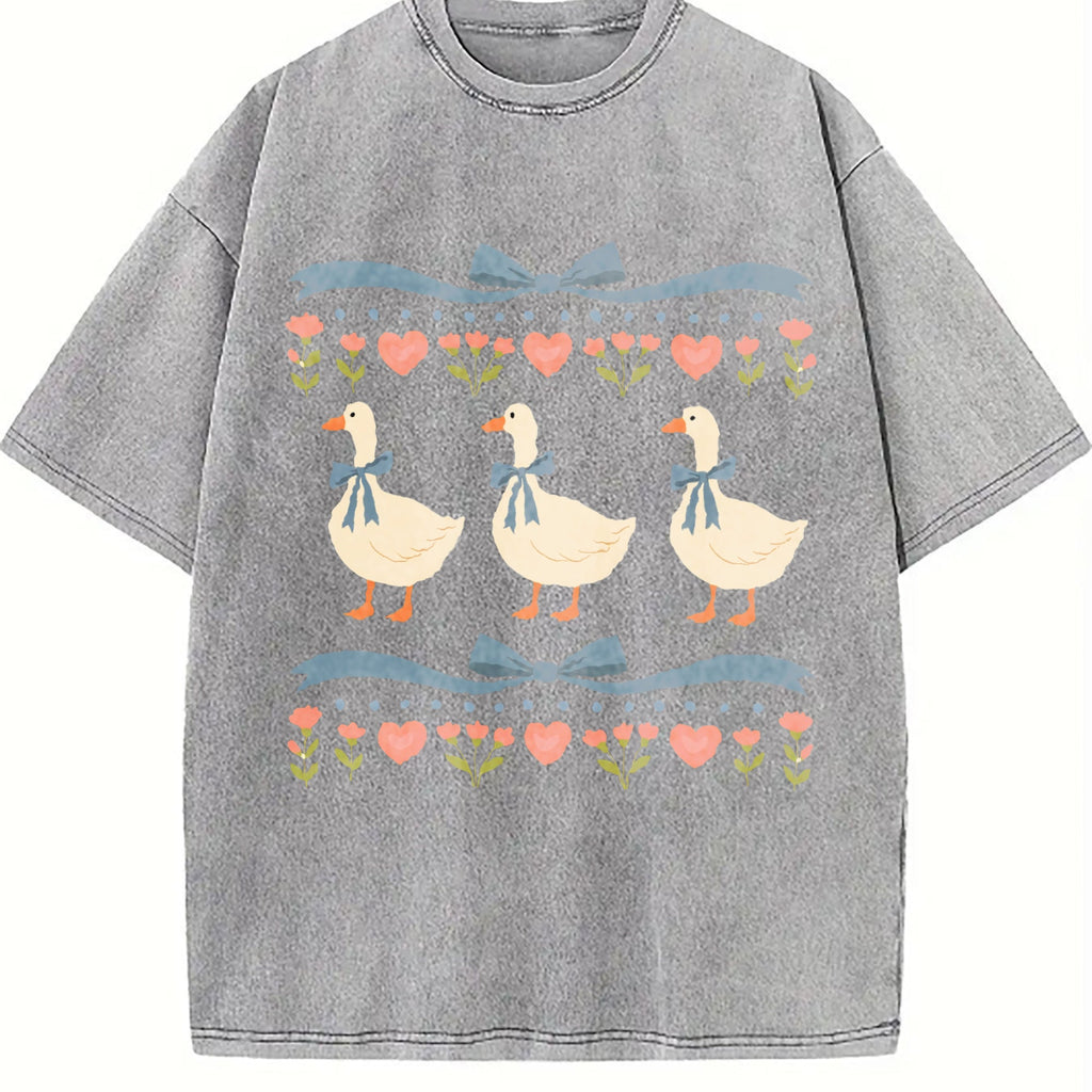 Blue Ribbon Goose Vintage Washed T-Shirt product image 4
