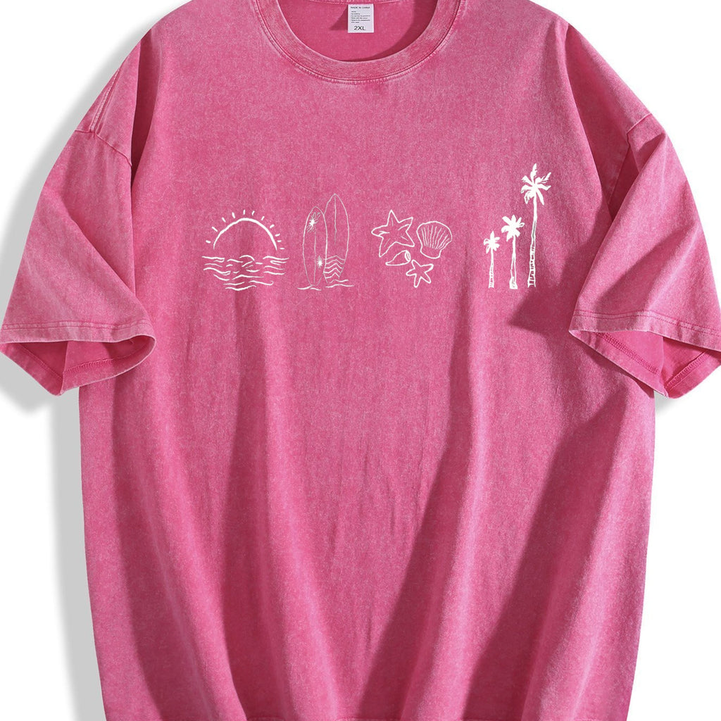 Surfer Ocean 90s Vintage Washed T-Shirt product image 7