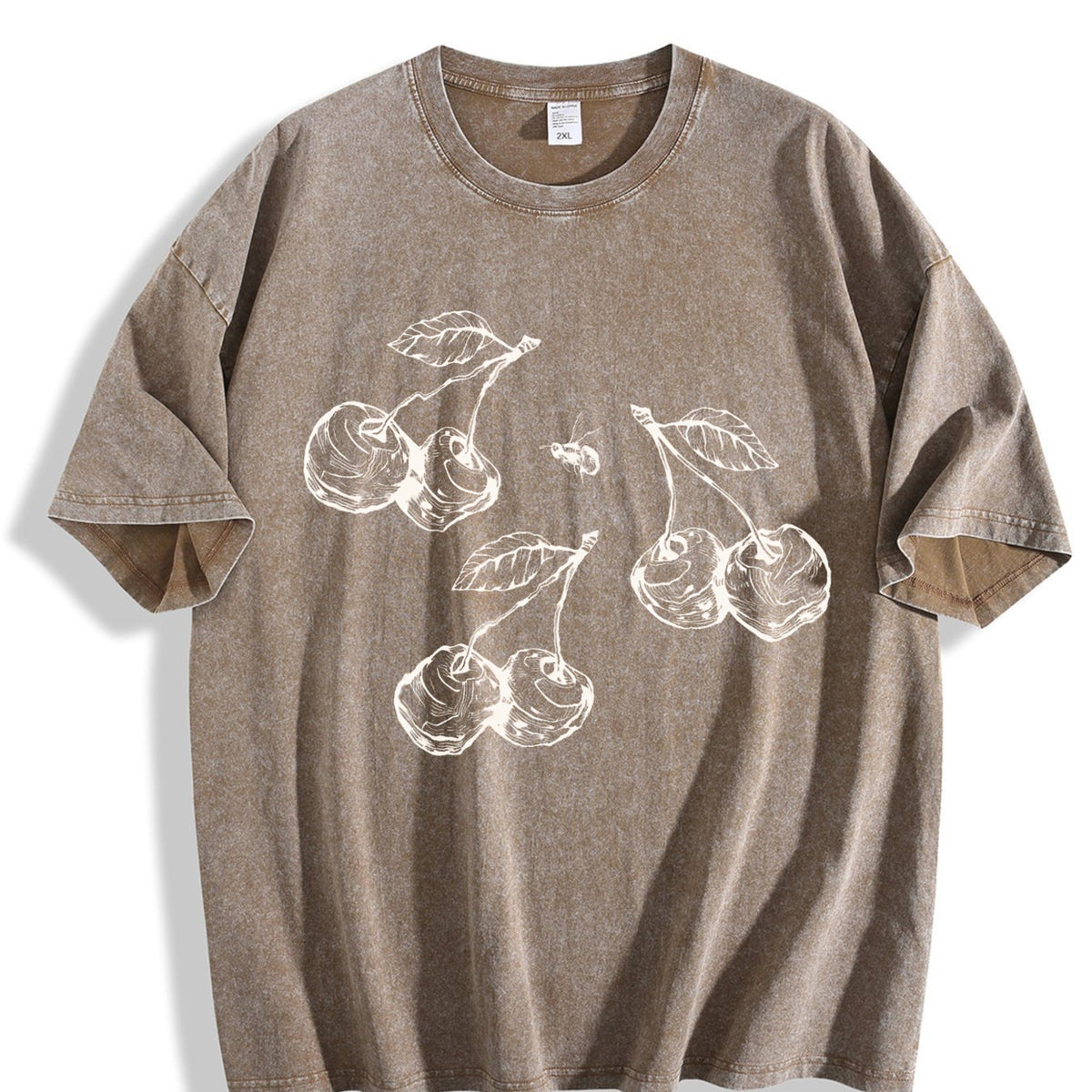 Cherries 90s Vintage Washed T-Shirt product image 3