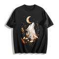 Looking Up Noble White Fox Cotton T-Shirt product image 1
