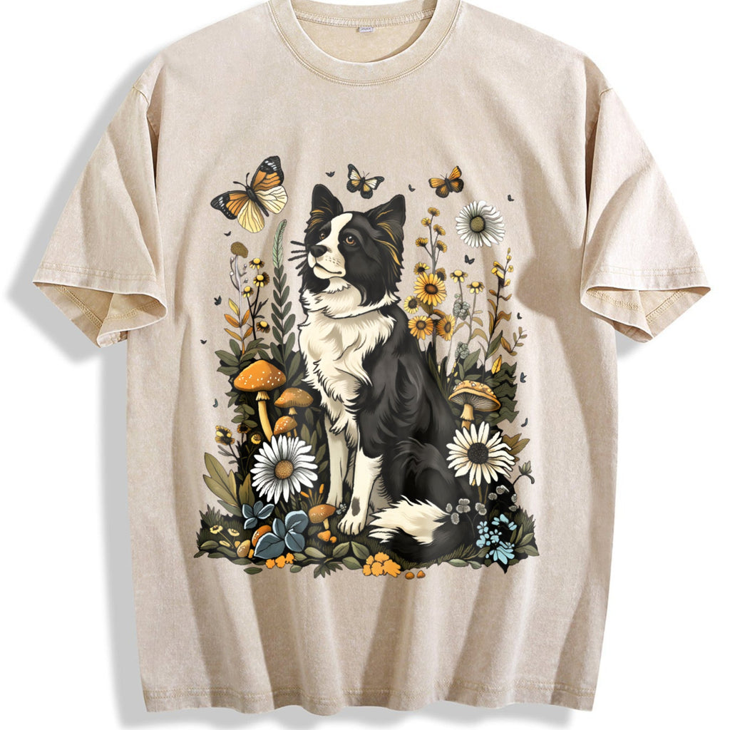 Dog - With Cute Puppy & Canine Vintage Washed T-Shirt product image 1