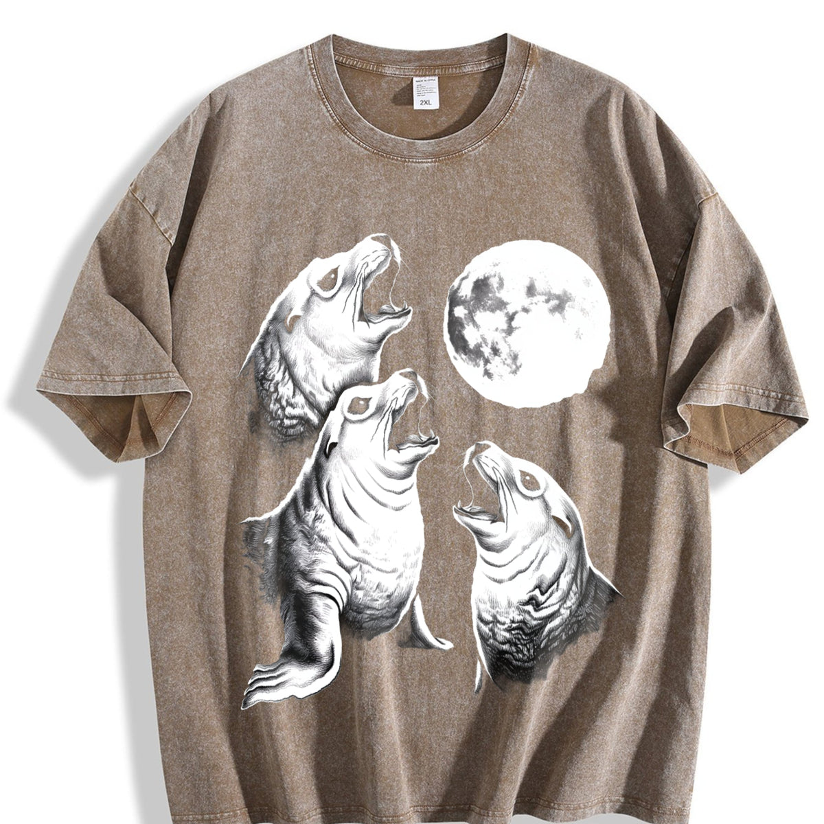 Seal Moon Vintage Washed T-Shirt product image 3